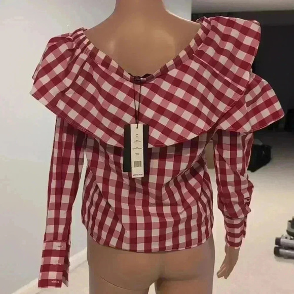 Walter baker gingham Anabella top - Picture 6 of 8